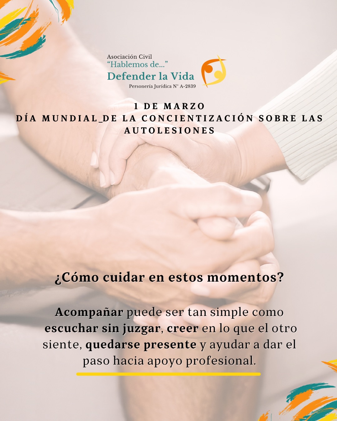 ¿Cómo cuidar en estos momentos? — Defender la Vida