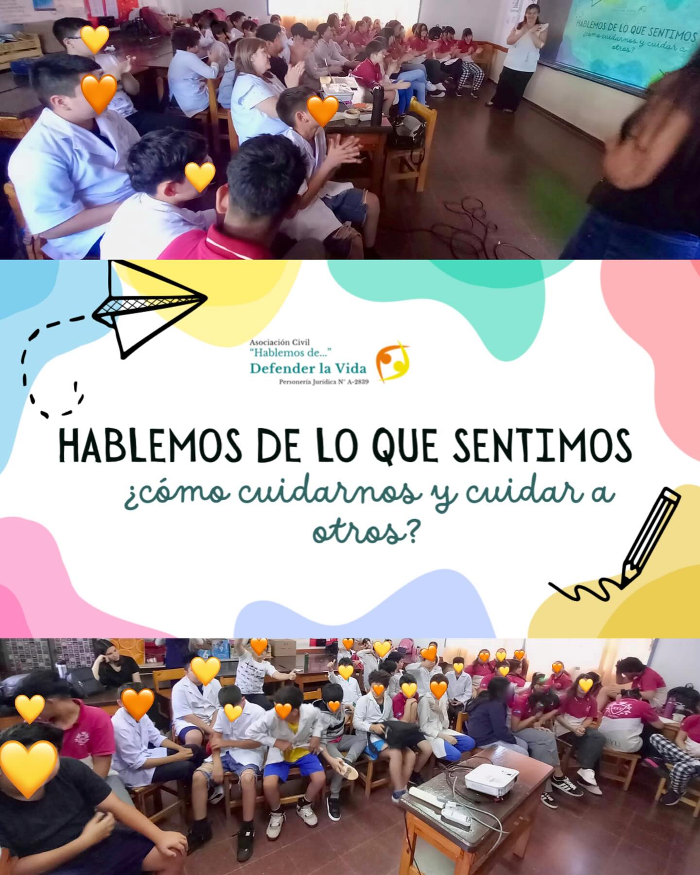 Hablemos de lo que sentimos — taller en escuela